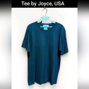 Joyce Black Tee Top T-shirt Womens Size Medium Short Sleeves USA
